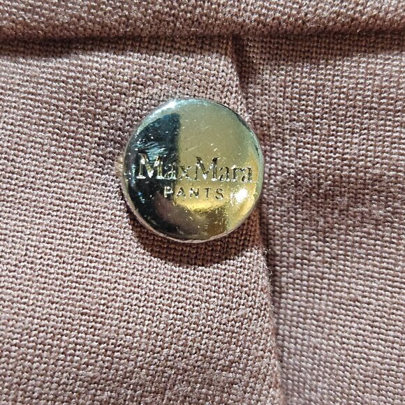 Max Mara Women's Slim Fit Mauve Trousers Quiet Luxury Business Court Core sz 8 - Picture 7 of 16